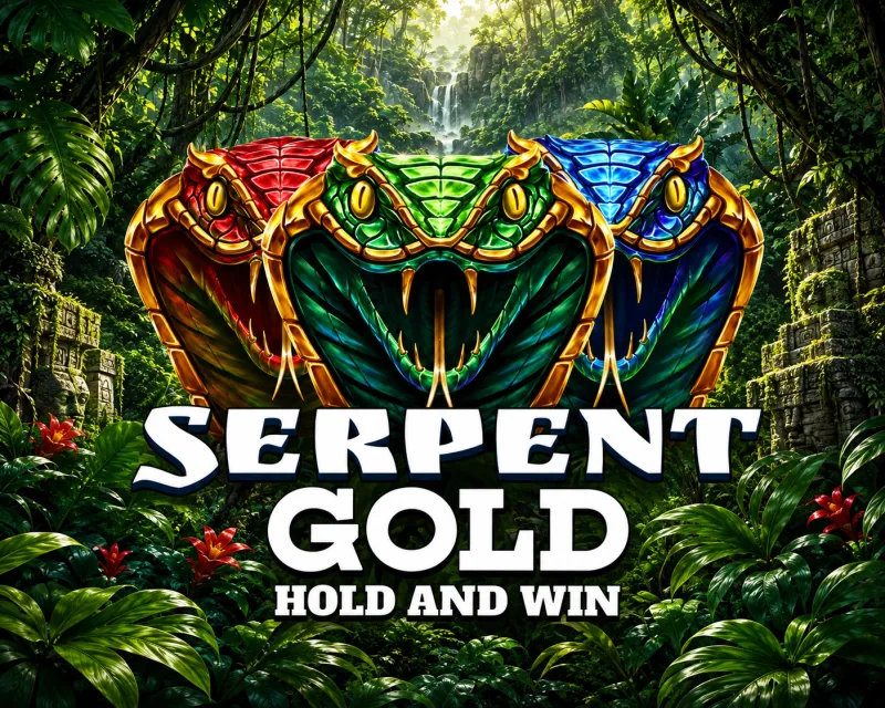 Serpent gold hold and win